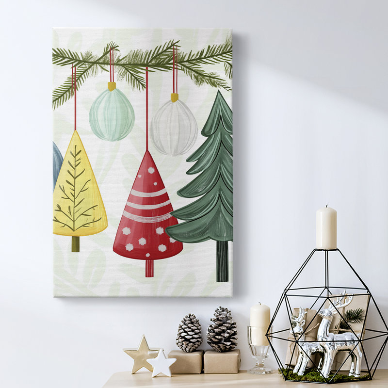 Art des Fêtes de Noël - Toile tendue avec châssis CCLxx, H 48 po x l 32 po