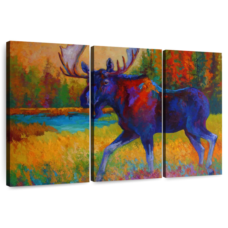 Brampt Majestic Moose, 20" H x 33" W
