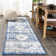 Marzo Ornate Bohemian Medallion Blue/Dark Gray Rug