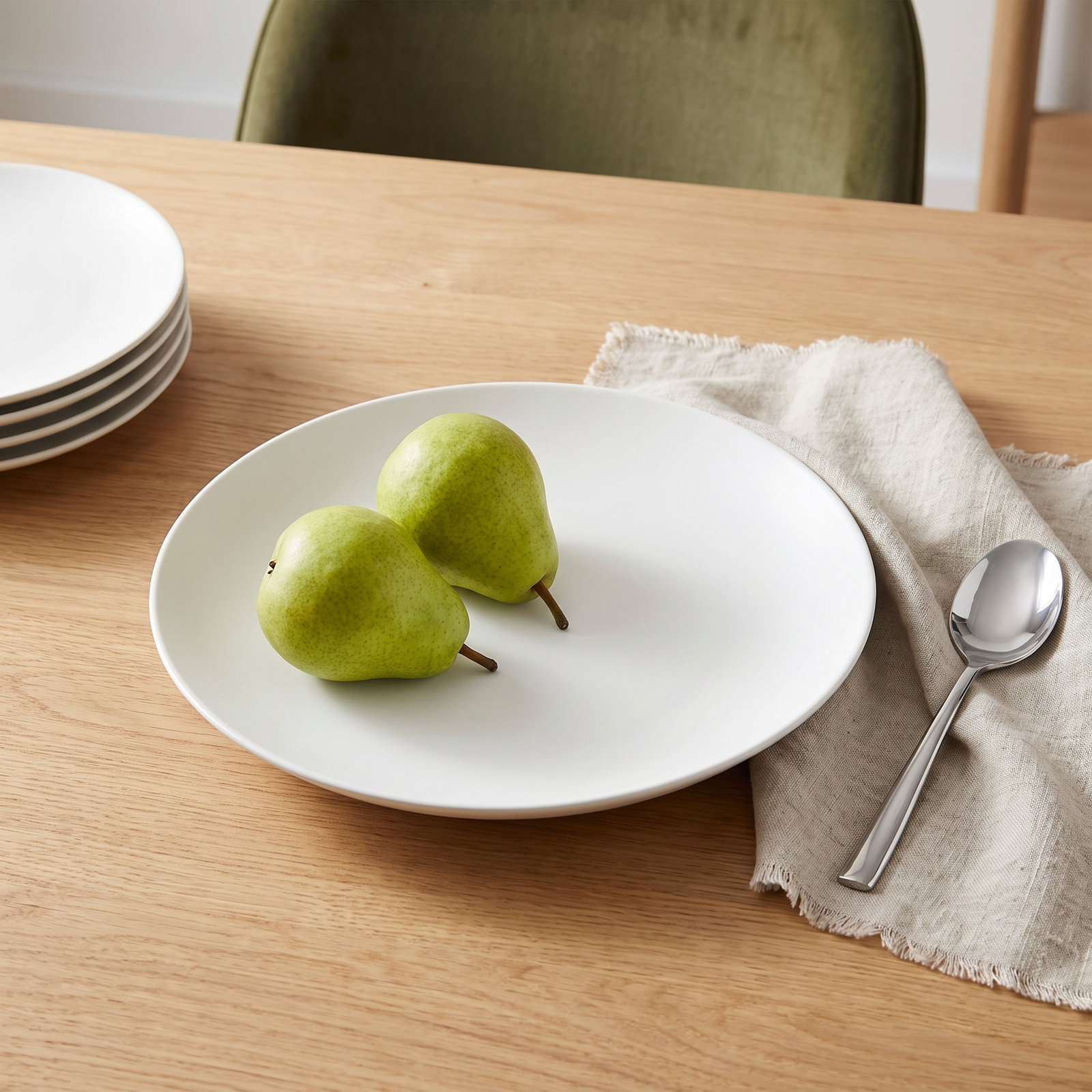 Year & Day Ceramic Platter, Moon