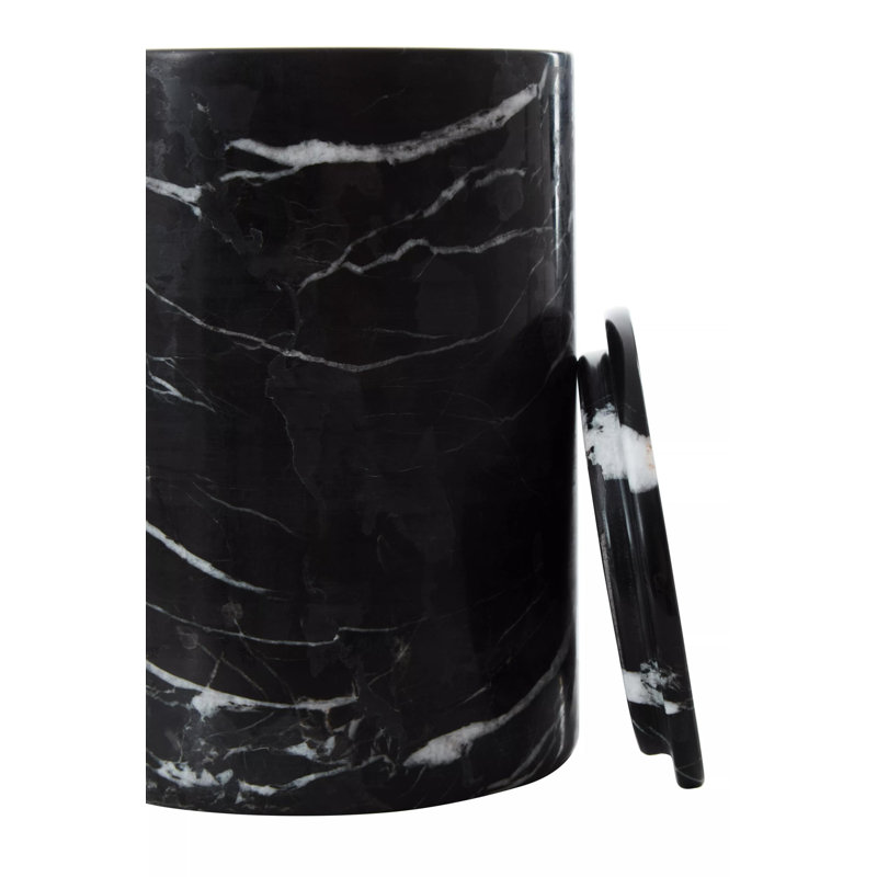 Brenlee Black Marble Ice Bucket