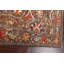 Tapis brun en laine noué à la main de conception unique 8 pi 2 po x 9 pi 9 po New Age