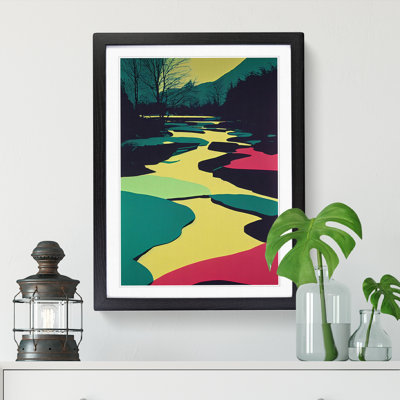 Colourful Stream - Single Picture Frame Print