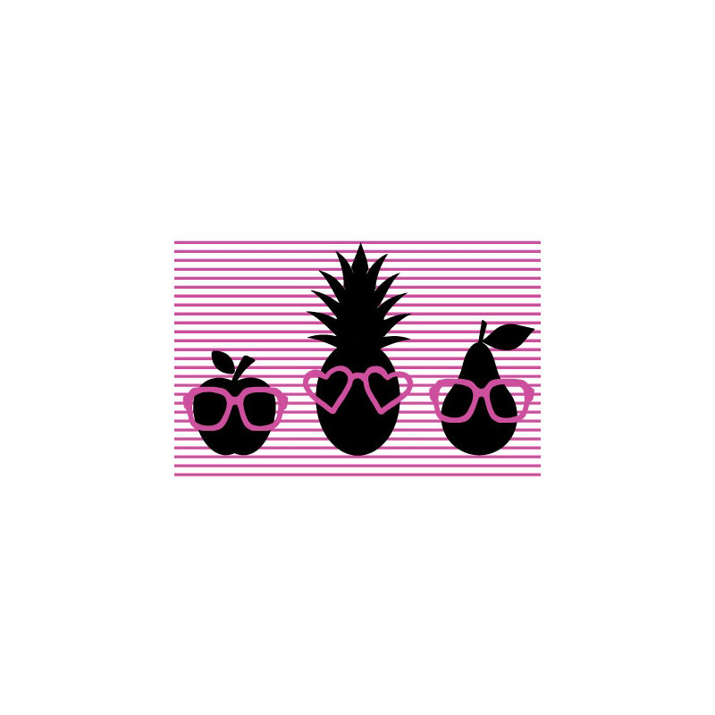 Fruit - peinture sur toile tendue, H 8 po x l 12 po