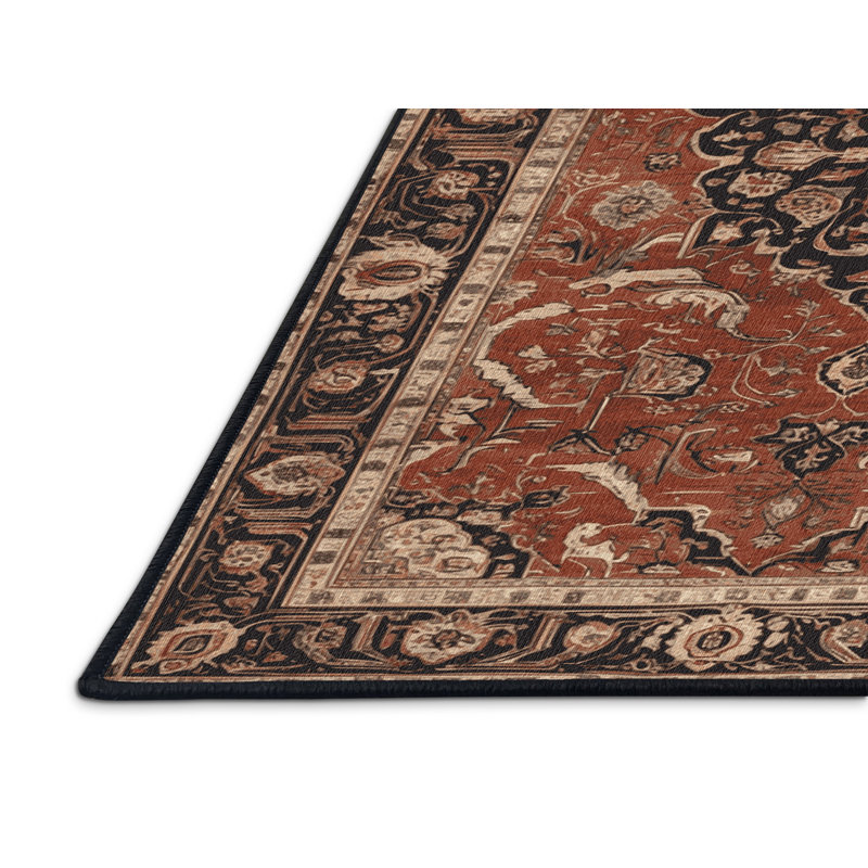 Tapis brun lavable à la machine, Tapis de couloir 2 pi x 5 pi