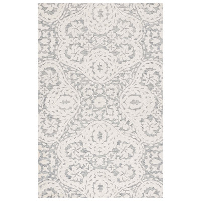 Tapis ivoire / gris Alaxandra 477