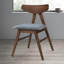 Chaise d'appoint Argjela en noyer