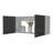 Oklahoma Wall Cabinet, Two Doors-858945695