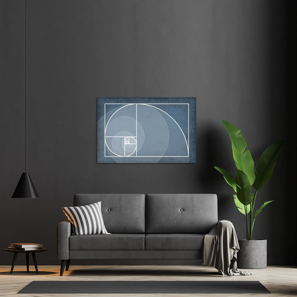 Orren Ellis Fibonacci Sequence Spiral Print On Acrylic Glass 