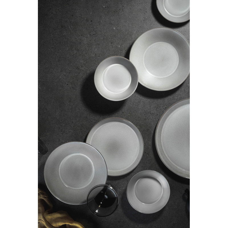Eian Dinnerware Set 24 Piece - Service for 6, White