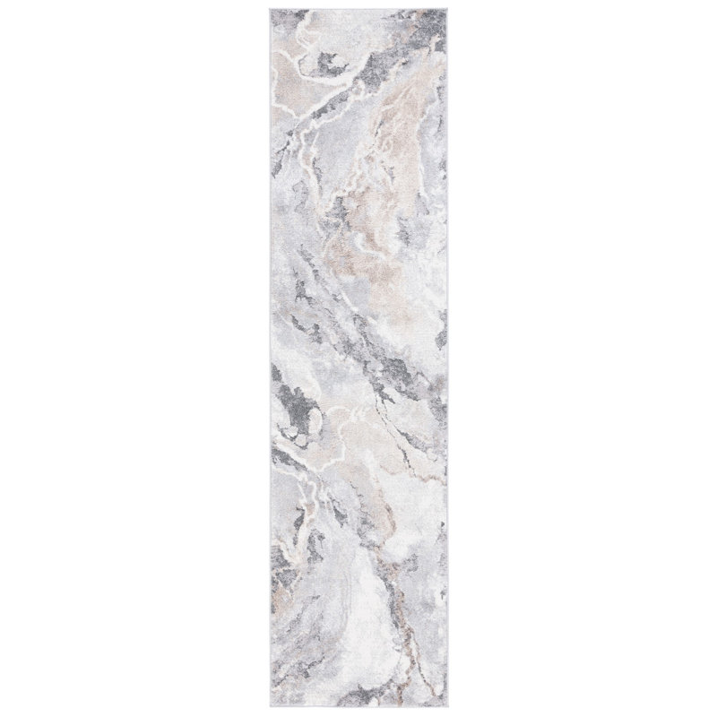 Hanka Performance Abstract Rug, Runner 2'3" x 9'