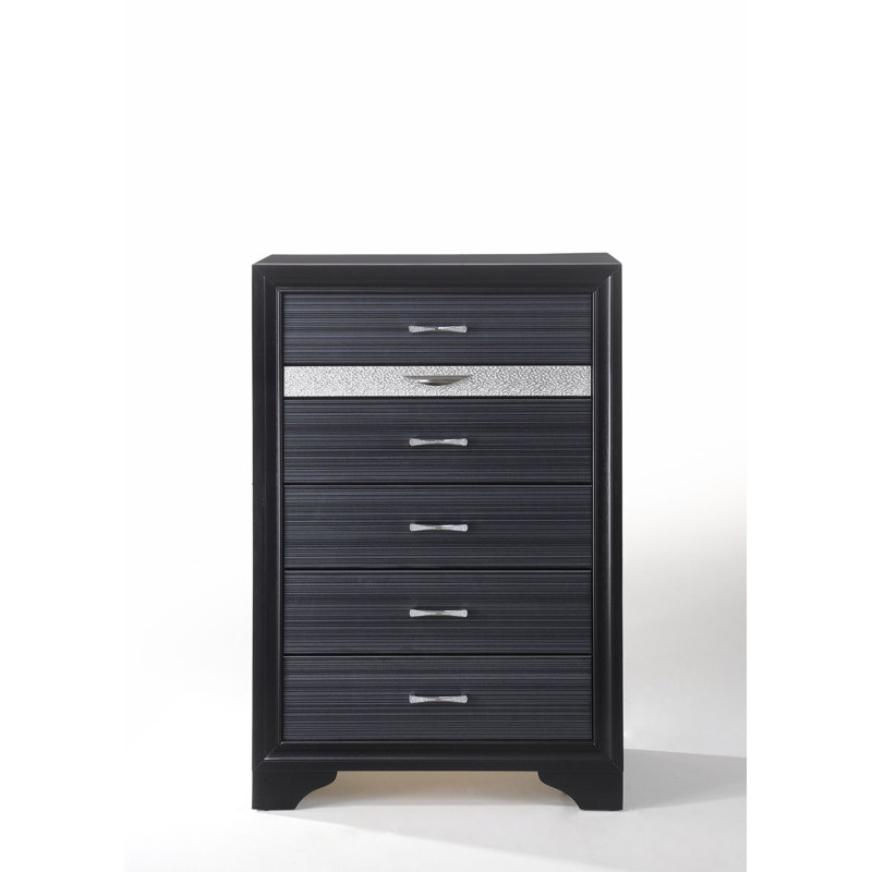 Commode rectangulaire à 6 tiroirs Carman