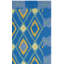 Tapis bleu crocheté à la main Bowden-19262993