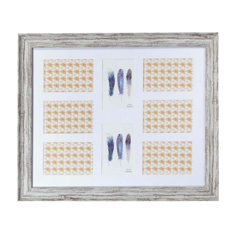 Kull Gray Matte Picture Frame with Mat
