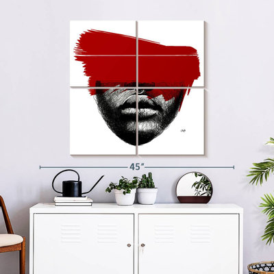 Leisha noir blanc rouge