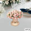 10 pièces 3,94 po de haut centres de mariage en métal décor de vases