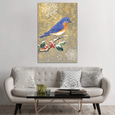 Bluebird II by Beth Grove - Wrapped Canvas Print