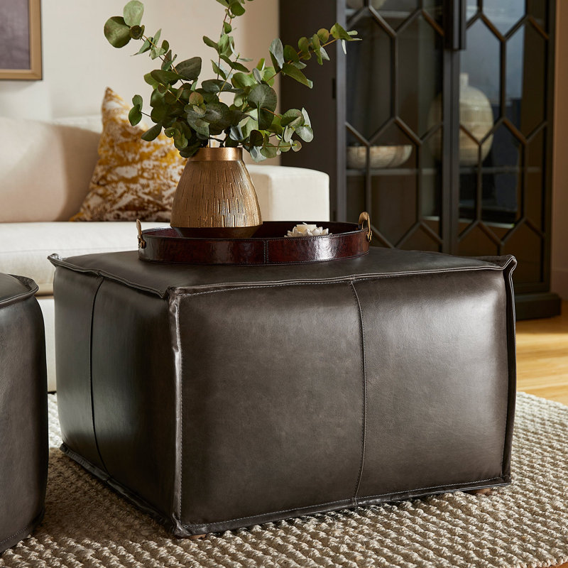 Lusso Square Pouf
