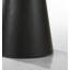 Jasper Ebony Black 3-Piece Coffee, End, & Console Table Set With Pedestal Base