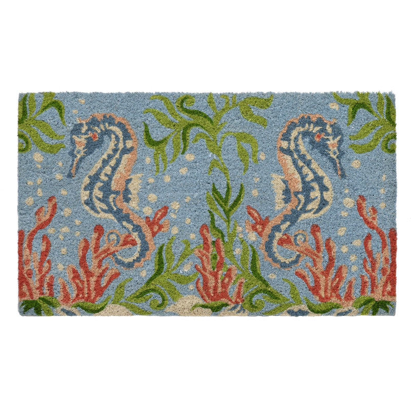 Seahorse Outdoor Doormat