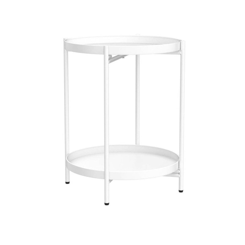 End Table, White, White