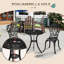 Round 3 - Piece 2 - Person 60Cm L Outdoor Bistro Set-1995739929