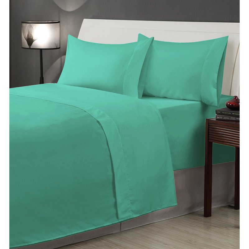 Billie-J Microfiber Sheet Set, Blue, Queen