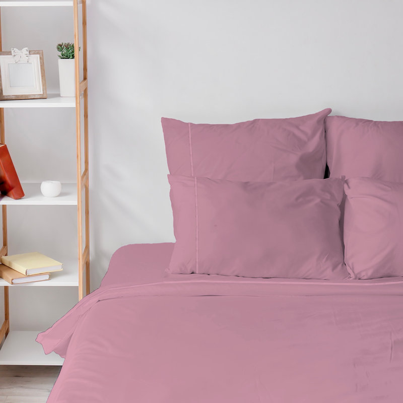 6 Piece Ultra Soft Double Brushed Microfiber Sheet Set, Cooling Sheets with Extra Deep Pockets - Machine Washable, Lavender