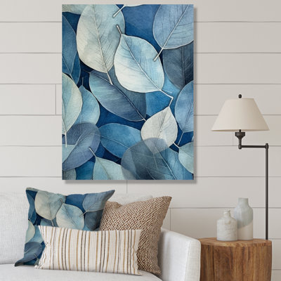 " Gray Blue Leafs Harmony "