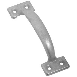 Plaque de zinc à pousser et tirer, H 1,63 po x l 2,75 po x P 8,63 po, Galvanisé