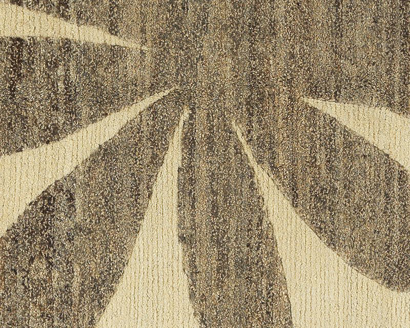 Paradise Hand Knotted Floral Area Rug in Beige/Taupe, Rectangle 10' x 14'