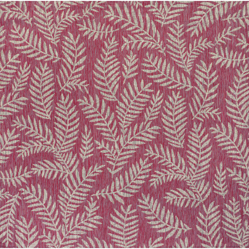 Tapis fuchsia / gris clair Hesperus Nevis, Carré 5 pi 3 po
