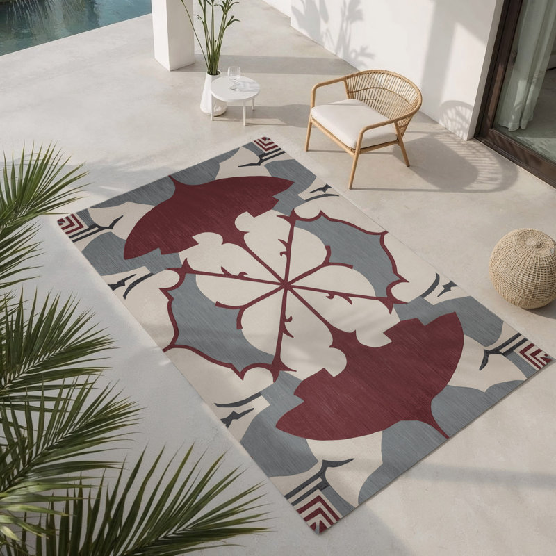 Tapis d'intérieur et d'extérieur à équilibre équilibré, Rectangle 1 pi 6 po x 2 pi 6 po