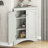 Grey Triangle Storage Cabinet With Adjustable Shelves - For Garage And Basement Modern For Home Organization