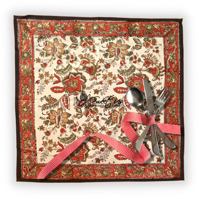 Ensemble de quatre serviettes en coton Friedus
