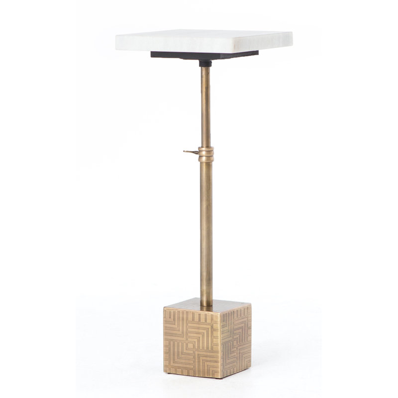Table de bout Yeni, Laiton antique