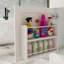 Ensemble de meuble-lavabo moderne 43 po avec plateau en pierre de Carrare blanc fritté, armoire de salle de bain multifonctionnelle avec portes et tiroir, structure solide et panneau de fibres à densité moyenne (trou de robinet simple)-951525163