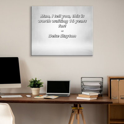 "ArtsyQuotes Gallery Wrarap Canvas" par Deke Slayton