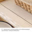 Buffet blanc massif et bois manufacturé