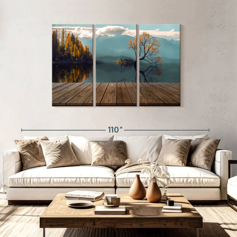 Aletra Tree By The Dock, 48" H x 74" W