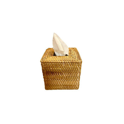 Housse pour mouchoirs en rotin Phi Phi