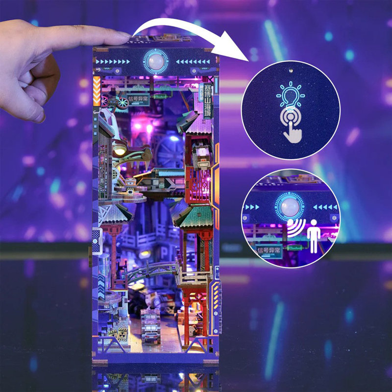 Ensemble de coin bricolage 3D: 284 pièces Cyber City
