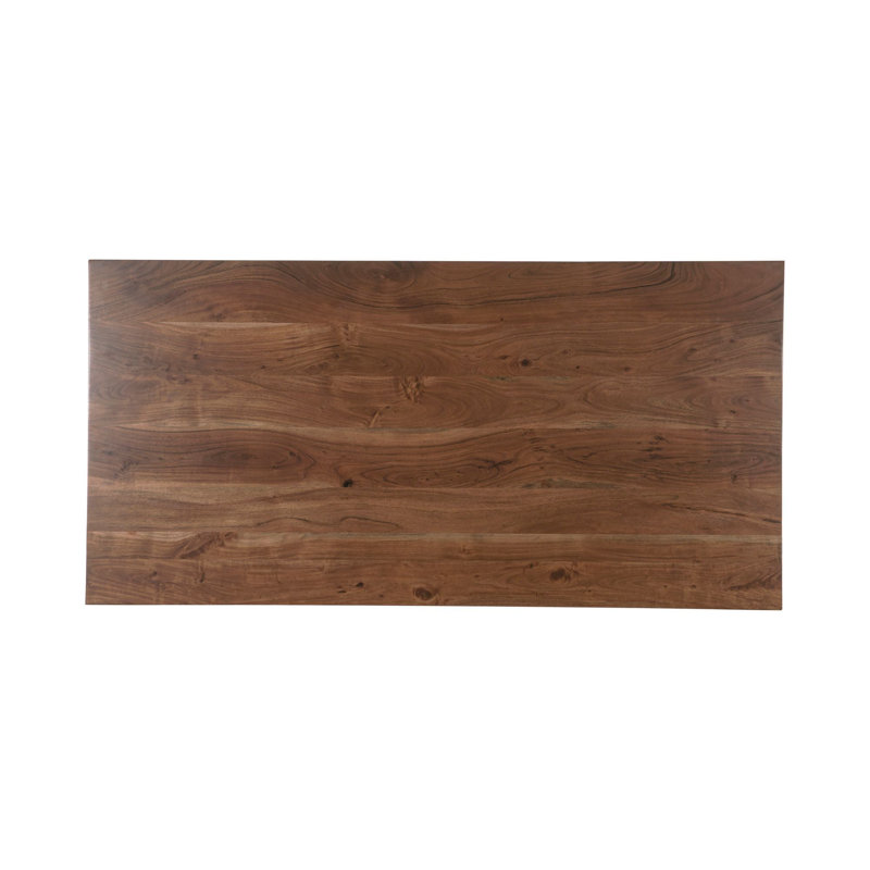 Genavie Solid Wood Dining Table, 30"H x 60"L x 30"W, Brown