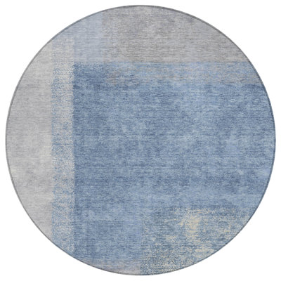 Machine Washable Indoor/Outdoor Molewski ACN2341 Abstract Rug