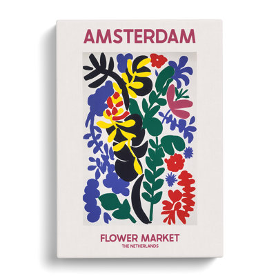 XMKTMKT-44 Amsterdam Flower Market Exhibition 1 - Wrapped Canvas Print