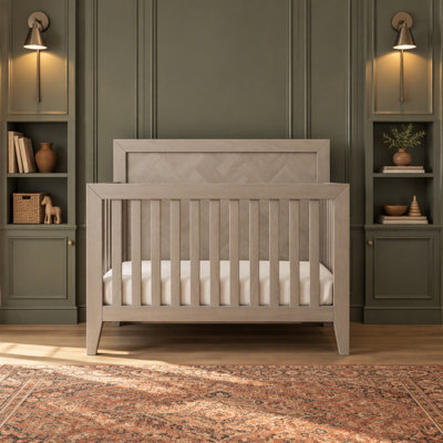 Kieran 4 -in-1 Convertible Solid Wood Crib