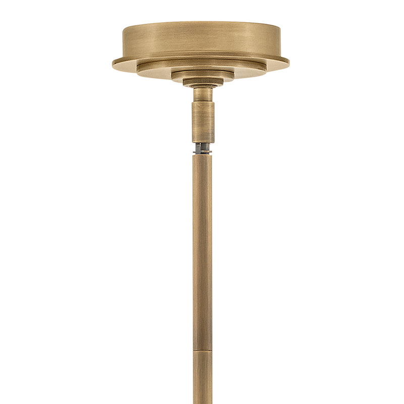 Atera 6 - Light Steel Dimmable Sputnik Modern Linear Chandelier, 10" H x 60" W x 60" D, Heritage Brass