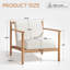 Ensemble de 2 fauteuils rembourrés en bois massif Anastasia Josephine-2037591380