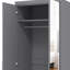 2 Door Wardrobe with Mirror-97707804