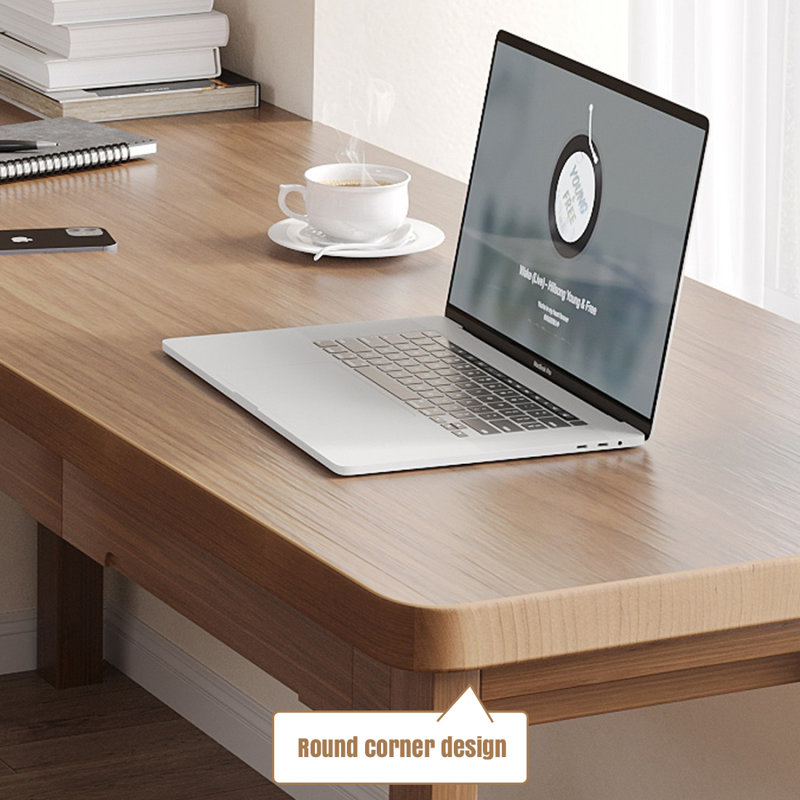 Bureau moderne et simple en forme de L, H 29,53 po x l 62,99 po x P 47,24 po, Retour à gauche